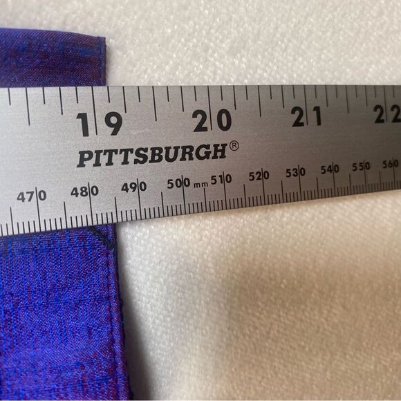 Bleu Bayou 100% Silk Beaded And Embroidered Purple Button Front Top Size XL - Picture 13 of 13